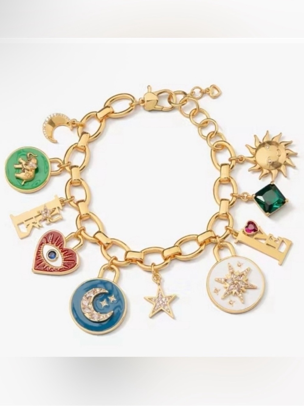 Kate Spade Like Magic evil eye charm bracelet New $139 - Picture 1 of 4